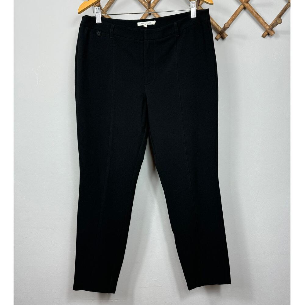 Avec Les Filles Tapered Cropped Trousers in Black Womens Size 8
